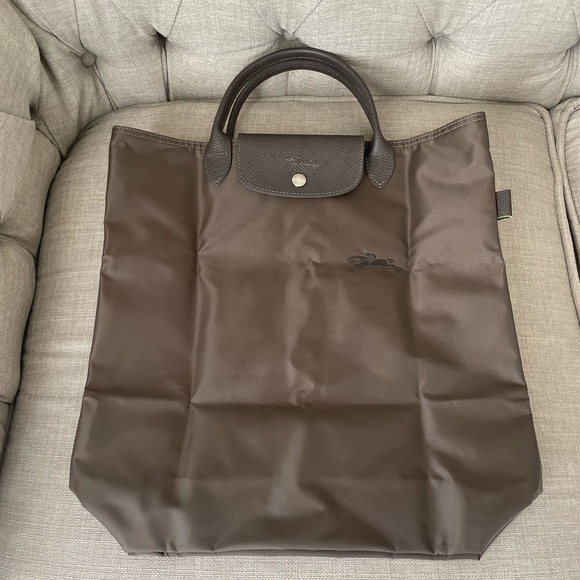 Longchamp LE PLIAGE Medium TOTE BAG in Terra dark brown - Picture 6 of 14